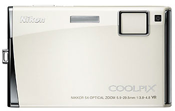 Foto der Coolpix S60 in weiß