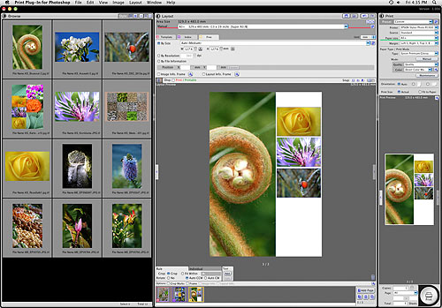 Screenshot des Photoshop Print Plug-ins von Epson