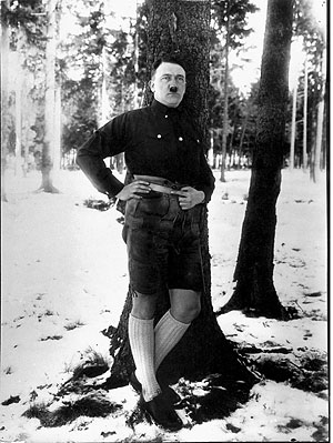 Hitler mit Lederhose; Foto Heinrich Hoffman