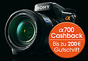 Sticker - Sony Cashback alpha 700 - 200 Euro