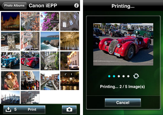 Screenshots von Easy-PhotoPrint for iPhone von Canon