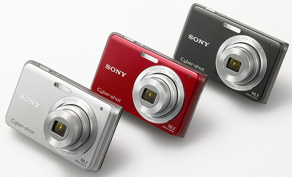 Foto der Cyber-shot DSC-W180 von Sony in Farbvarianten