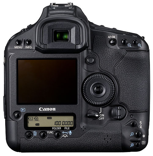 Foto der Rückseite der EOS-1D Mark IV von Canon