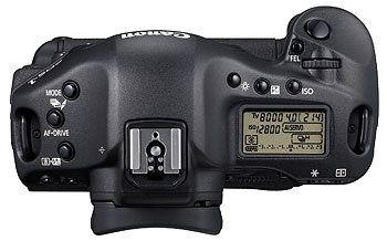 Foto der Oberseite der EOS-1D Mark IV von Canon
