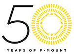 Logo 50 Jahre Nikon F Bajonett