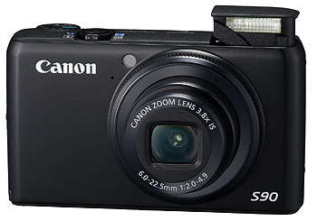 Foto der PowerShot S90 von Canon