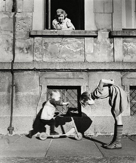Foto Ursula Arnold: „Leipzig, Brandvorwerkstraße“, 1956