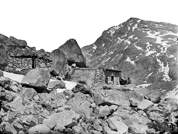 Foto Jules Beck: Bovalhütte, 1879
