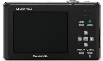 Foto der Rückseite der Lumix DMC-FP1 von Panasonic