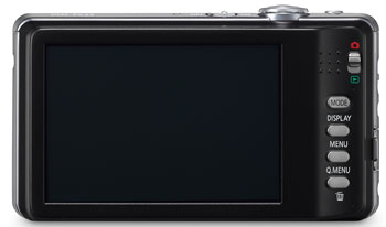 Foto der Rückseite der Lumix DMC-FS33 von Panasonic