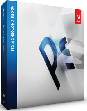 Foto der Packung von Photoshop CS5 von Adobe