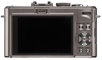 Foto der Rückseite der D-Lux 5 Titan von Leica
