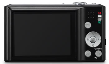 Foto der Rückseite der Lumix FS35 von Panasonic