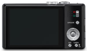 Foto der Rückseite der Lumix DMC-TZ18 von Panasonic