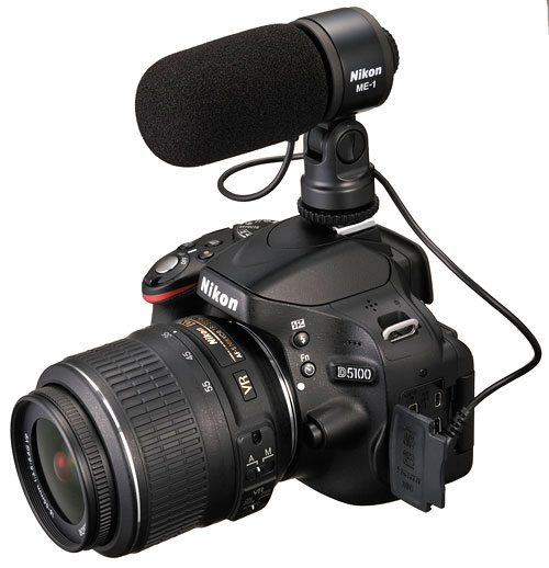Foto des Stereomikrofons ME-1 von Nikon