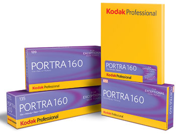 Packungsaufnahme vom Professional Portra 160 von Kodak