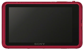 Foto der Rückseite der Cyber-shot TX55 von Sony