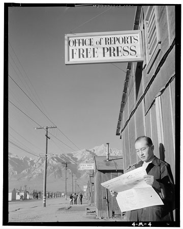 Foto Ansel Adams, Manzanar, 1940er
