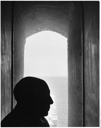 Foto Denise Colomb, Picasso in Antibes, 1952