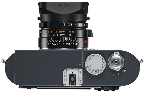 Foto der Oberseite der Leica M-E