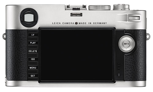 Foto der Rückseite der Leica M