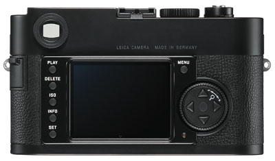 Foto der Rückseite der Leica M Monochrom