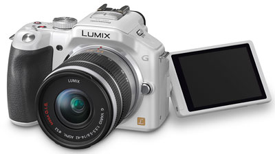 Foto der Lumix G5 in weiß