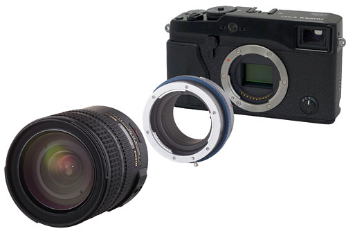 Novoflex-Objektivadapter für die Fujifilm X-Pro 1