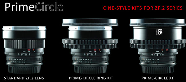 PrimeCircle-RingKits for ZF.2 Series Lenses