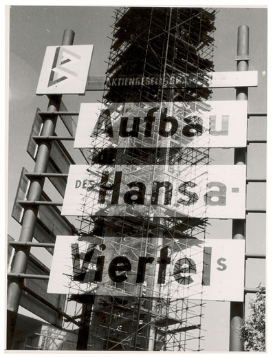Foto Heinz Hajek-Halke, Hansaviertel, um 1956