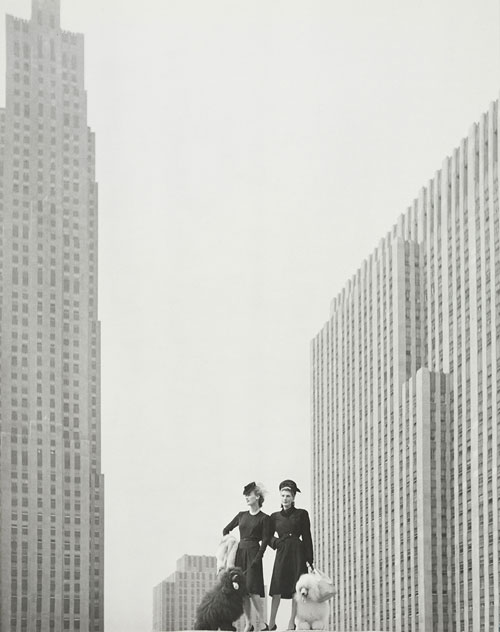 Auf der Dachterrasse von SaKs Fifth Avenue, New York 1942