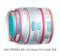 Foto smc Pentax-DA L 3,5-5,5/18-55 mm AL WR