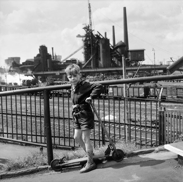 Foto Rudolf Holtappel, „Henkelmann“-Brücke, Oberhausen 1961