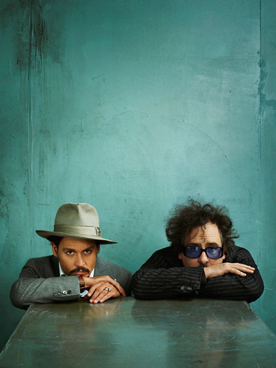 Foto Marc Hom, Johnny Depp & Tim Burton, New York, 2008