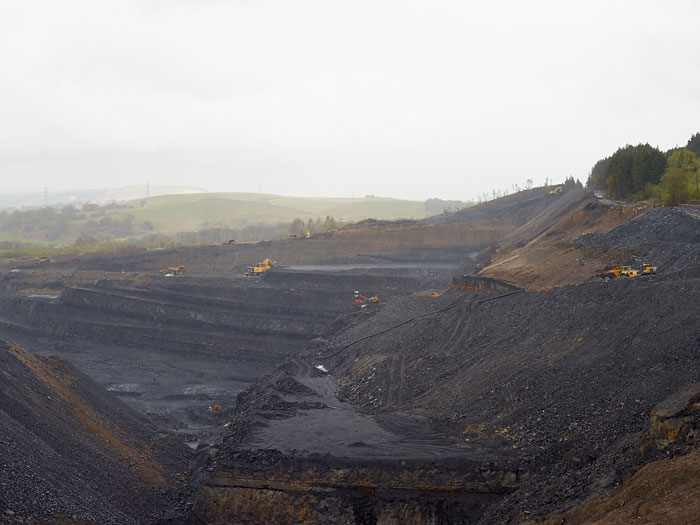 Almut Linde, Dirty Minimal #76.1 - Landscape / Opencast Coal Site (Industrial Revolution)