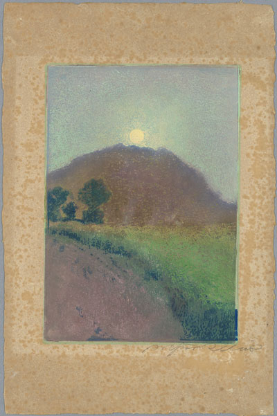 Arthur Illies, Falkenberg im Mondschein, 1896