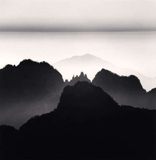 Foto Michael Kenna, Huangshan Mountains, Study 2, Anhui, China, 2008