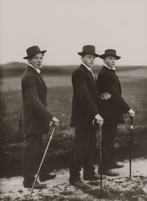 Foto August Sander, Jungbauern, 1914