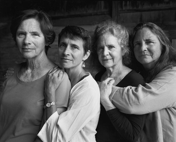 Foto Nicholas Nixon, The Brown Sisters, Wellfleet, Massachusetts, 2014