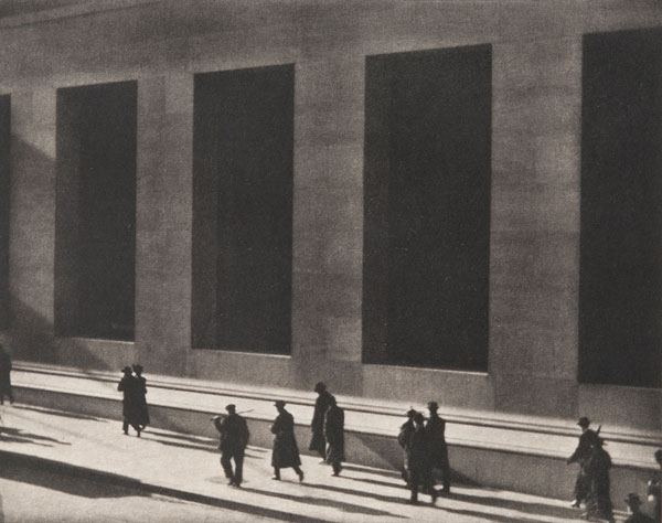 Foto Paul Strand, Wall Street, New York, 1915