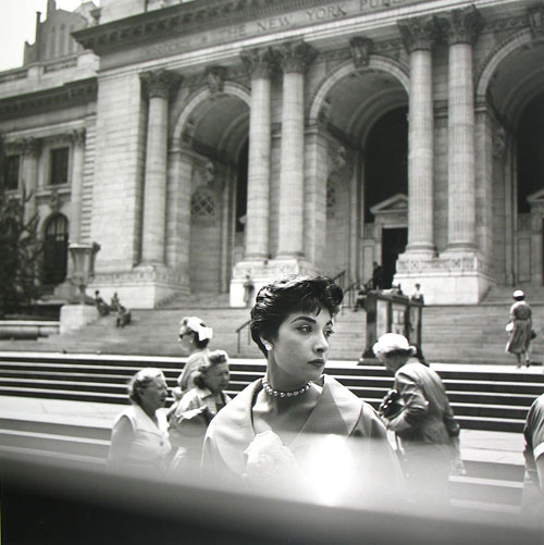 Foto Vivian Maier, New York Public Library, New York, ca. 1952