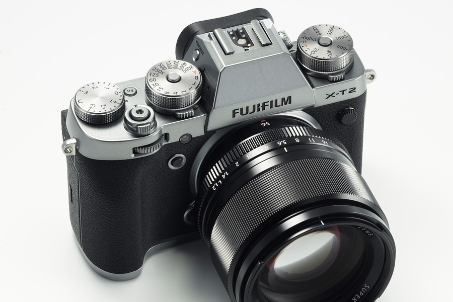 Fujifilm X-T2 Graphit Silber top