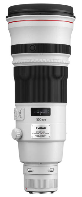 Zukünftiges Canon EF 4,0/500 L IS II USM