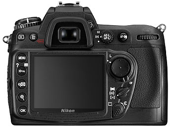 Foto der Rückansicht der D300  von Nikon