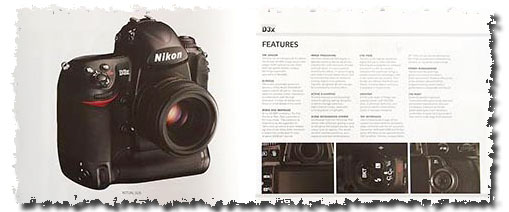Foto des Seitenausrisses des Magazins Nikon Pro