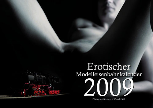 Titelblatt Erotischer Modelleisenbahnkalender 2009