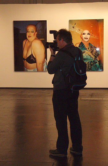 Impressionen von der photokina 2008; Foto Ursula Tausendpfund