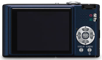 Foto der Rückseite der Lumix DMC-FX37 von Panasonic