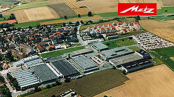 Foto der Metz-Werke in Zirndorf bei Nürnberg