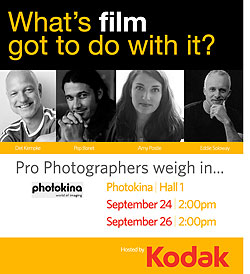 Einladung zur Podiumsdiskussion von Kodak